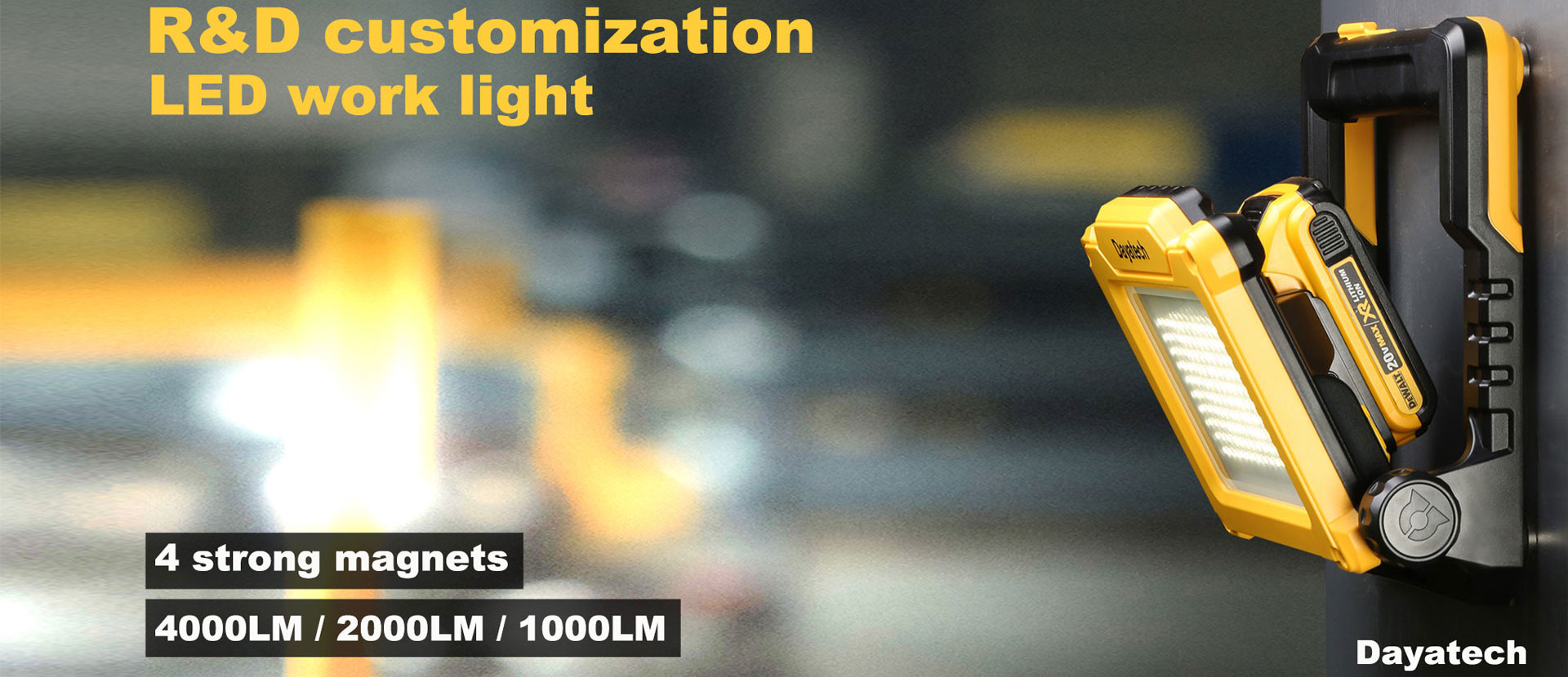الشركة المصنعة لضوء العمل LED المحمول