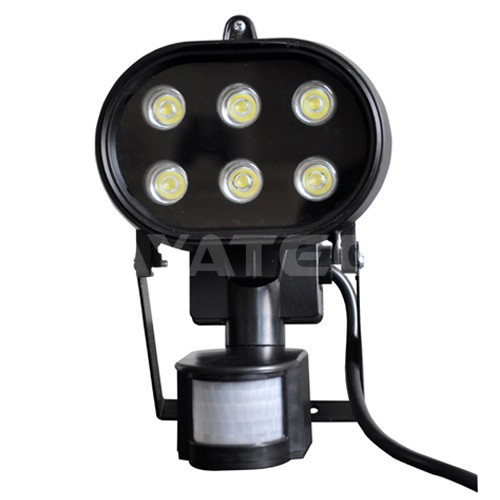 6W PIR مستشعر ضوء LED بقعة ضوء